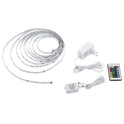 TIRA  LED  RGB  6M  AUTOADHESIVA  CON  MANDO
