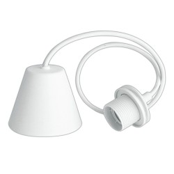 COLGANTE  LAMPARA  MAX  60W  1M  BLANCO