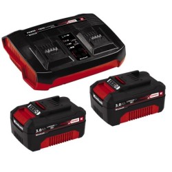 STARTER  KIT  2  BATERÍAS  x  3.0  Ah  +  CARGADOR  DOBLE