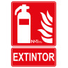 SEÑAL EXTINTOR PVC CLASE B