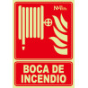 SEÑAL BIE BOCA INCENDIOS PVC CLASE B
