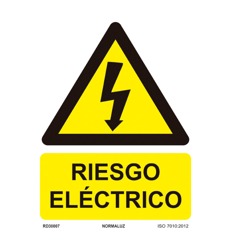 SEÑAL RIESGO ELECTRICO PVC