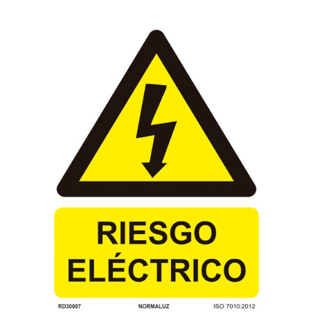 SEÑAL RIESGO ELECTRICO PVC