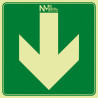 SEÑAL FLECHA BIDIRECCION DCHA E IZQ PVC CLASE B