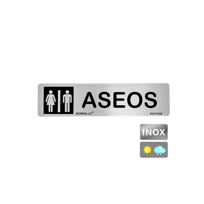 SEÑAL INOX ASEOS