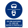 USO OBLIGATORIO GAFA /PANTALLA