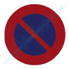 SEÑAL METALICA PROHIBIDO APARCAR R308