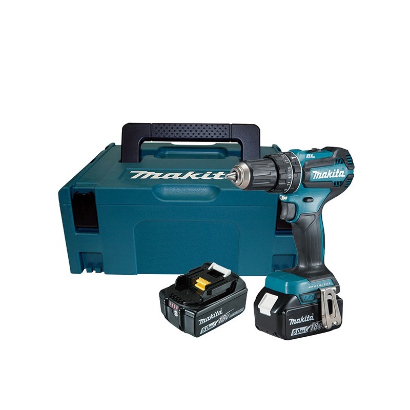 TALADRO  PERCUTOR  A  BATERÍA  DHP485RTJ  MAKITA