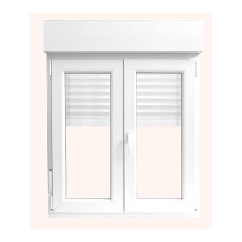 VENTANA CANDO PVC 2 HOJAS C/PERSIANA