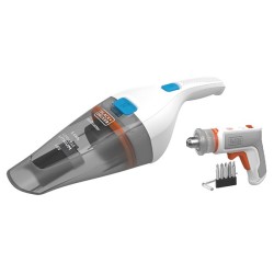 KIT:  Atornillador  HEXDRIVER  +  Aspirador  de  mano  3,6V.  BLACK