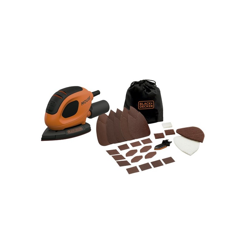 Lijadora  Mouse®  55W  BEW230BC  BLACK  &  DECKER