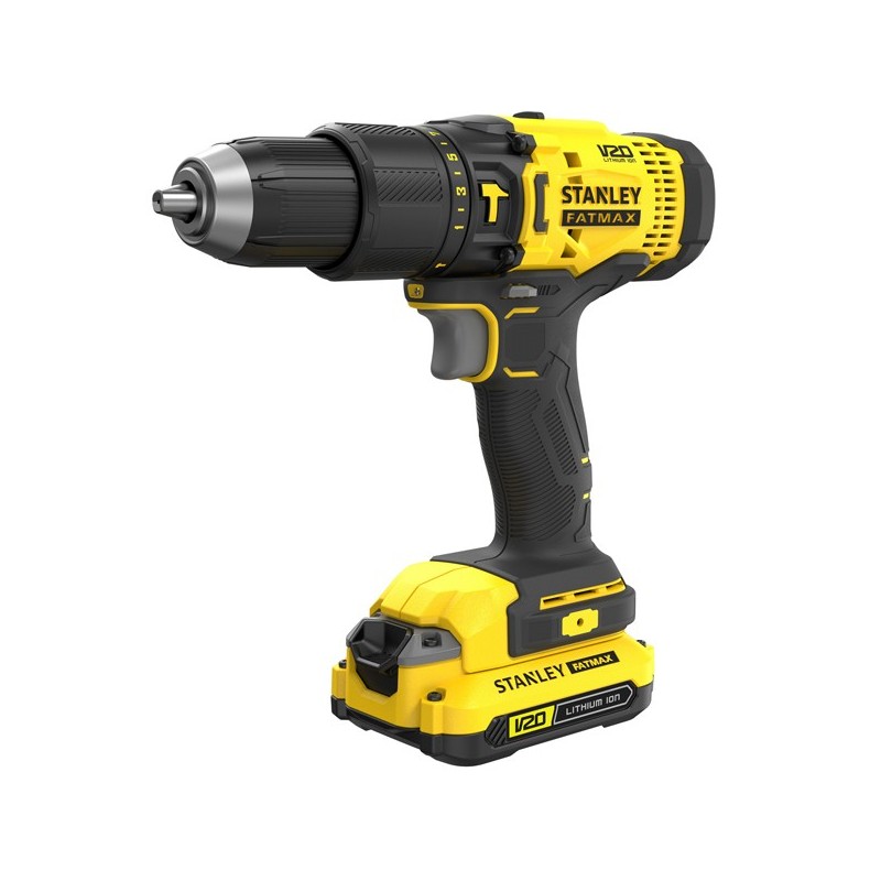 TALADRO  PERCUTOR  V20  18V  STANLEY  FATMAX.