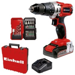 TALADRO  PERCUTOR  SIN  CABLE  TE-CD  18/2  Li-i  +  22  einhell
