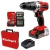 TALADRO  PERCUTOR  SIN  CABLE  TE-CD  18/2  Li-i  +  22  einhell