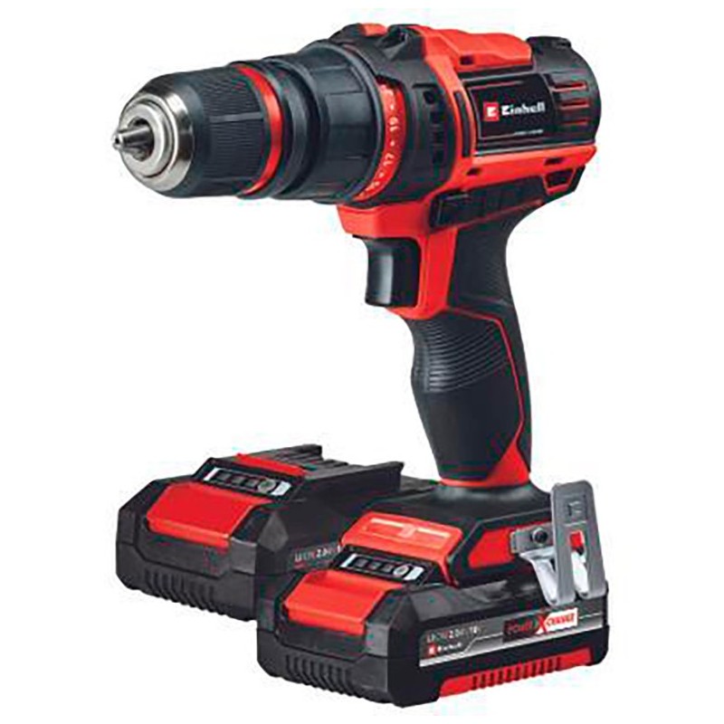 TALADRO  SIN  CABLE  TE-CD  18/45  3X-Li  +22  2x2,0Ah