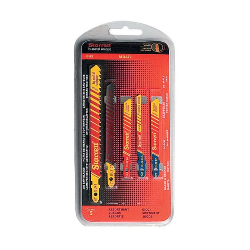 5  HOJAS  PARA  SIERRA  DE  CALAR  MULTIMATERIALES  STARRETT