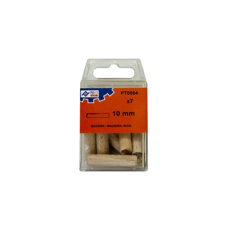 ESPIGA  MADERA  C/7  PZS