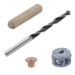 ESPIGA  MADERA  JG  25+BROCA+TOPE