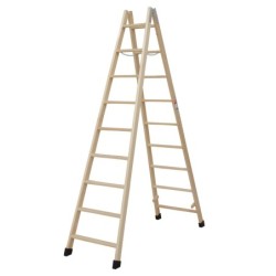 ESCALERA  TIJERA  DE  MADERA  VILLAR