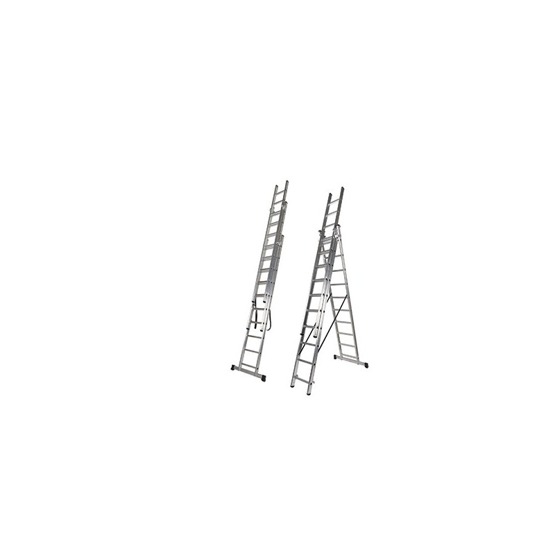 ESCALERA  INDUSTRIAL  COMBINADA  3  TRAMOS  PROFER  TOP