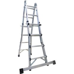 ESCALERA  MULTIUSO  ALUMINIO  CON  ESTABILIZADOR