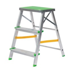 TABURETE  ALUMINIO  3  PELDAÑOS  PROFER  HOME