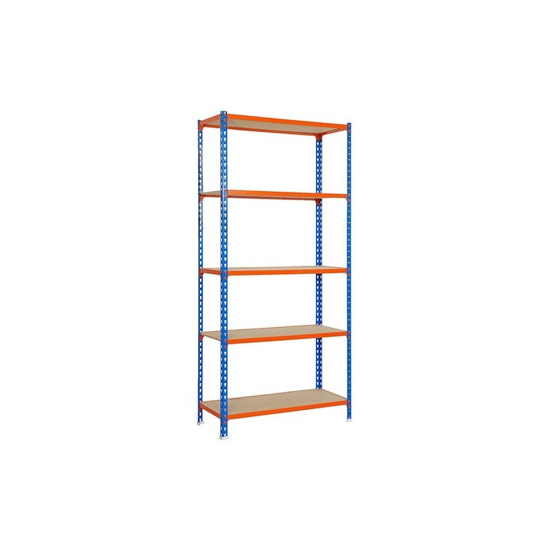 ESTANTERIA  S/T  5B  AZUL/NARANJA