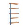 ESTANTERIA  S/T  5B  AZUL/NARANJA