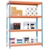 ESTANTERÍA  DE  MEDIA  CARGA  KIT  ECOFORTE  1506-4