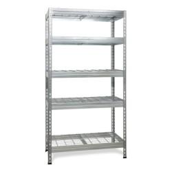 ESTANTERÍA  METÁLICA  SIN  TORNILLOS  GALVANIZADA