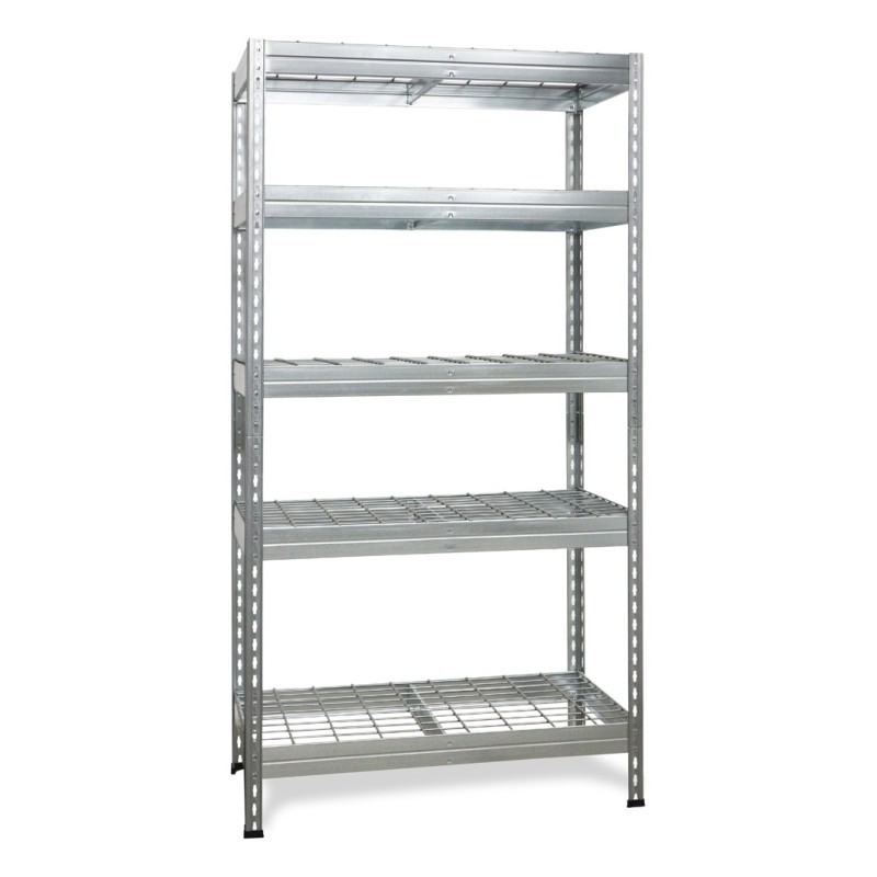 ESTANTERÍA  METÁLICA  SIN  TORNILLOS  GALVANIZADA