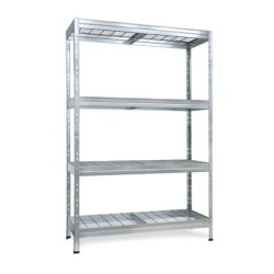 ESTANTERÍA  METÁLICA  SIN  TORNILLOS  GALVANIZADA