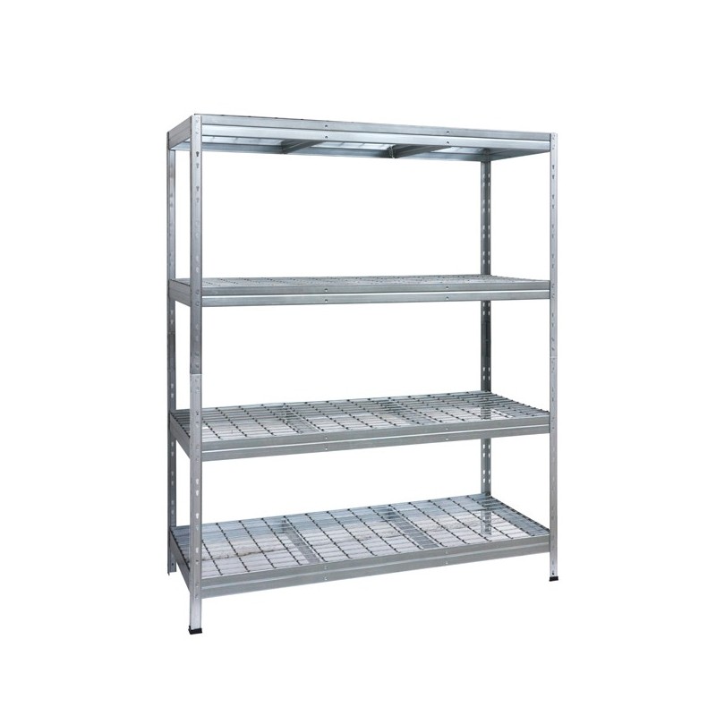 ESTANTERÍA  METÁLICA  SIN  TORNILLOS  GALVANIZADA
