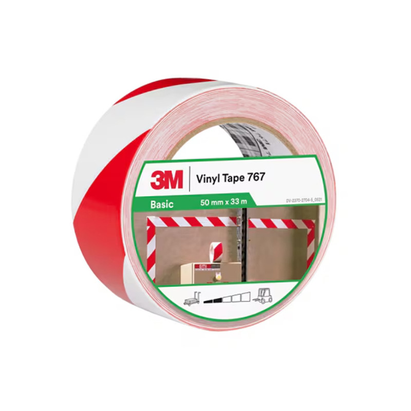CINTA AISLANTE VINILO ROJA/BLANC