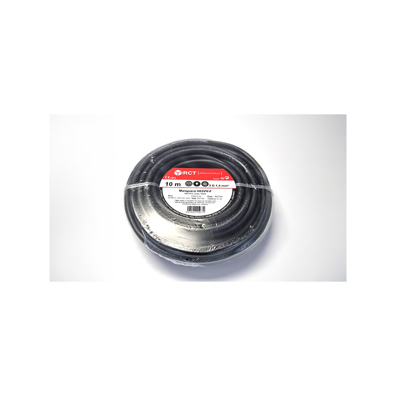 CABLE MANGUERA NEGRA H05VV-F CPR R100