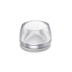 Contera  redonda  exterior  Ø  18  mm  transparente