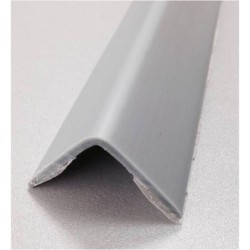 CANTONERA  PVC  ADH  25X25  ALUMI.