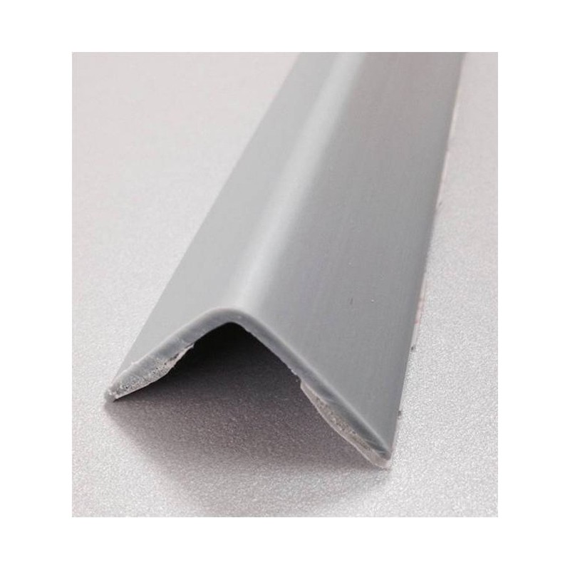 CANTONERA  PVC  ADH  25X25  ALUMI.