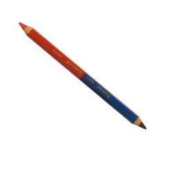 LAPIZ  BICOLOR  HEXAG  AZUL/ROJO
