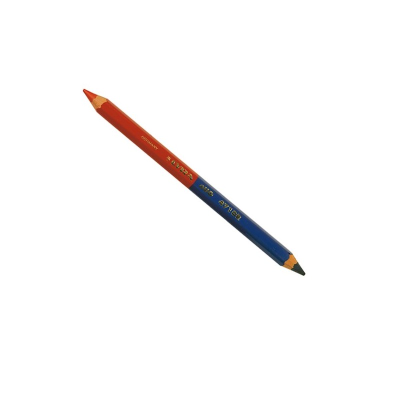 LAPIZ  BICOLOR  HEXAG  AZUL/ROJO