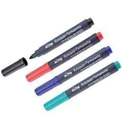CAJA  DE  10  ROTULADORES  DE  TINTA  PERMANENTE  ACHA