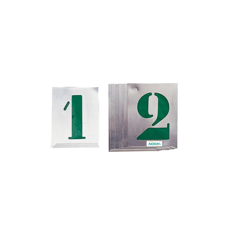 NUMEROS  ROTULAR  ALUMINIO  JGO