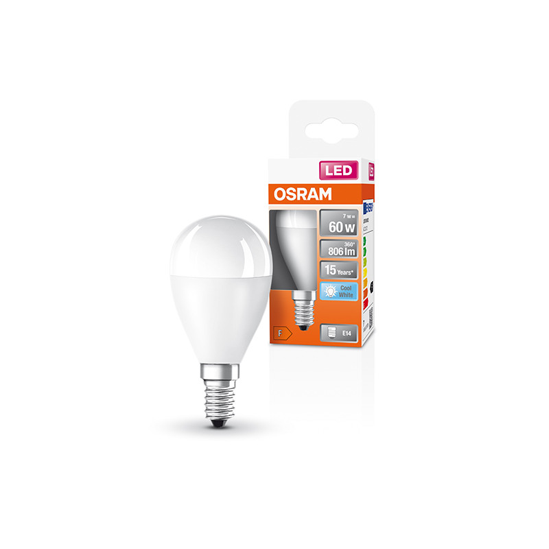 LAMPARA LED ESFERICA 840 E-14 LN 4000K 806 Lm