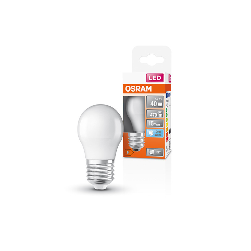 LAMPARA LED ESFERICA 840 E27 LN 4000K 470LM