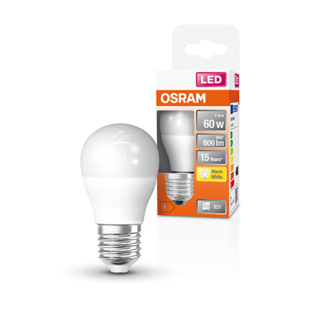 LAMPARA LED ESFERICA 827 E27 LC 2700K 806LM