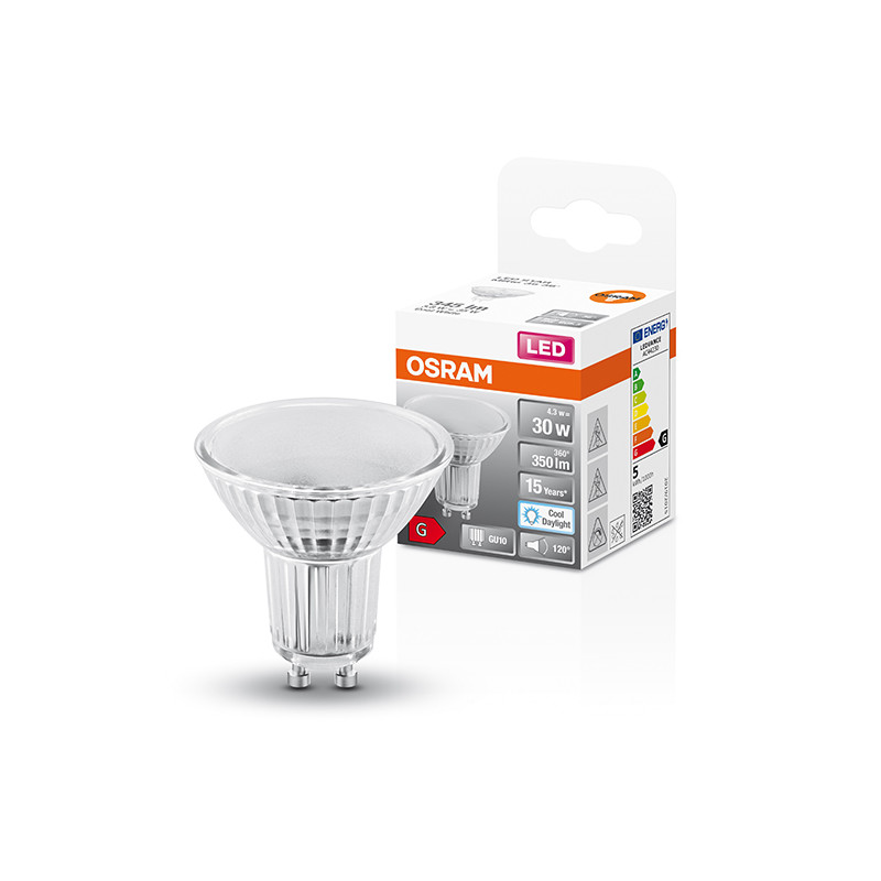 LAMPARA LED DICROICA SPOT 865 LF 6500K GU10 350LM