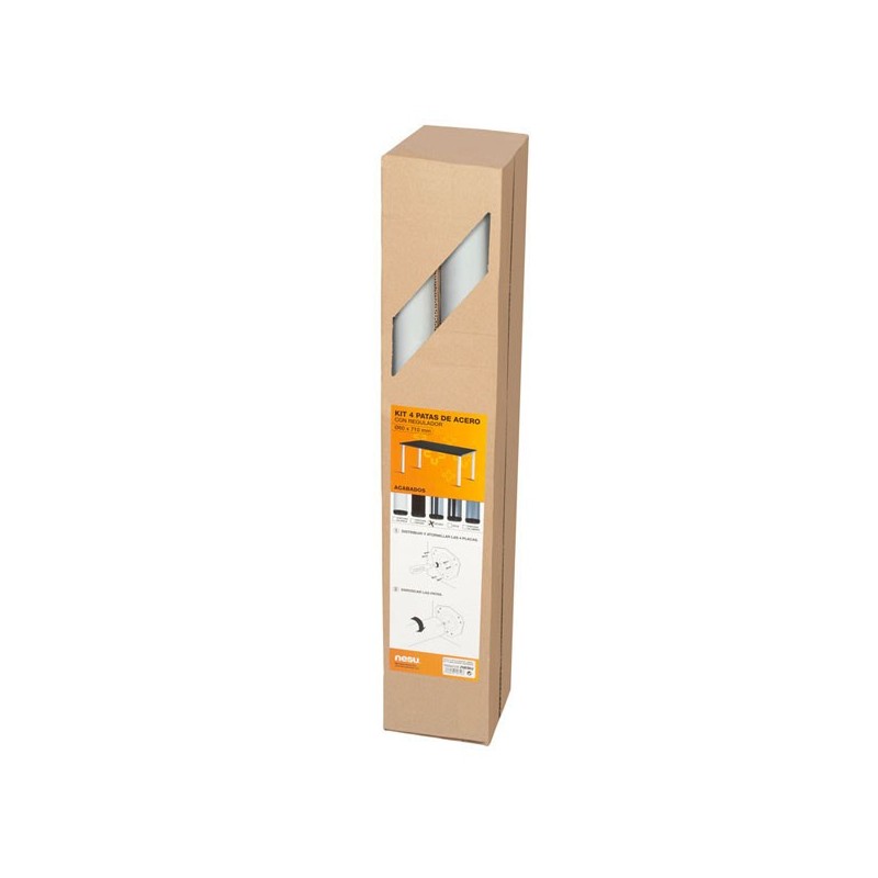 PATA  MESA  REDONDA  PACK/4  BLANC