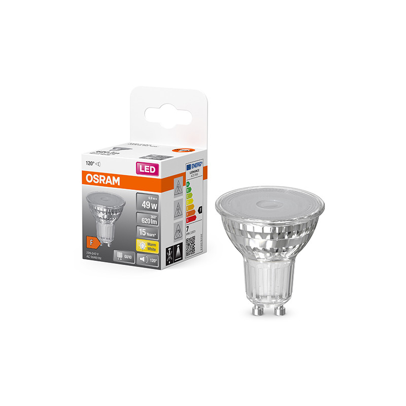 LAMPARA LED DICROICA SPOT 827 LC 2700K GU10 620LM