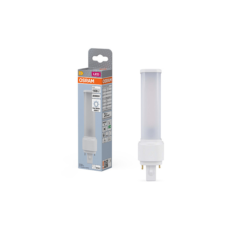 LAMPARA LED DULUX PLC D 2 PINES 840 1100LM 4000K