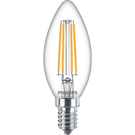 LAMPARA LED VELA E14 LC 2700K 806LM TRANSP FIL